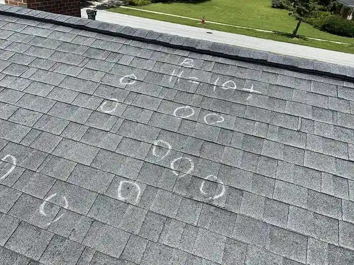 Midwest hail damage free roof inspection by local roofing company